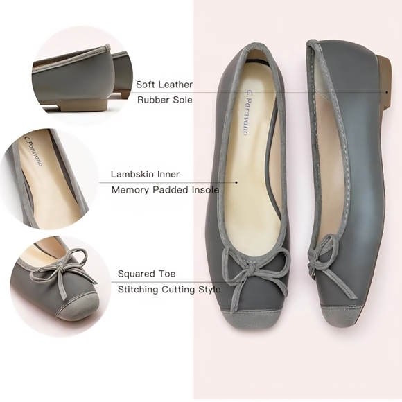 CParavano Women's Flats with Bowknot #567 - Picture 7 of 12